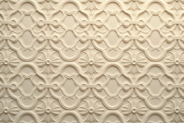 Poster - Sophisticated classical 3d pattern. Ancient ornament. Background image. Created with Generative AI technology.