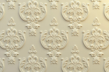 Poster - Sophisticated classical 3d pattern. Ancient ornament. Background image. Created with Generative AI technology.
