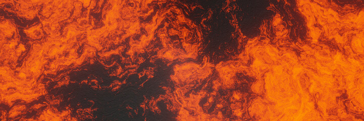 Canvas Print - Abstract volcanic magma background. Molten igneous rock