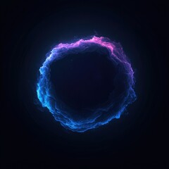 Poster - Cosmic void visualization abstract space digital art dark background creative perspective realistic composition