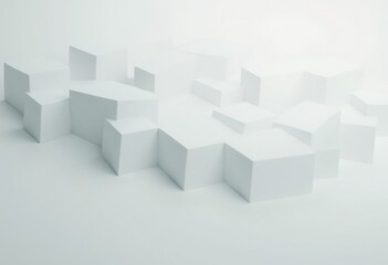 Aufkleber - White Room with White Cubes