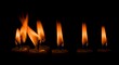 © anto - Burning Candles Flame Light Dark Background Tealight Fire Wick Glow Night Still Life Hope Peace