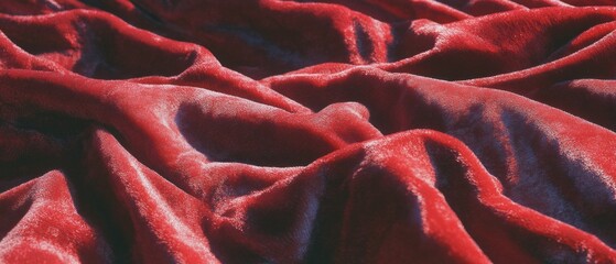 Poster - Crushed velvet fabric displaying deep shadows and rich hues for elegant decor and design