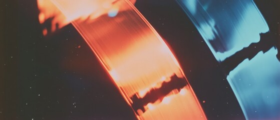 Poster - Film grain overlay creating a vintage aesthetic enhances the nostalgic feel of modern visuals