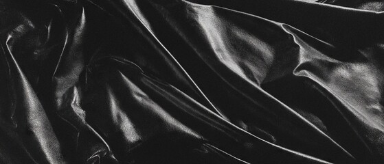Aufkleber - Dark leather texture creating a sleek and modern aesthetic with a sophisticated look