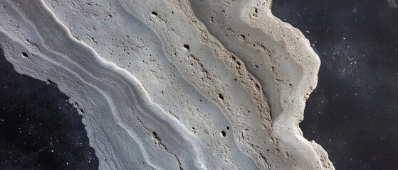 Fototapete - Rough concrete texture against black background creates an urban and industrial aesthetic
