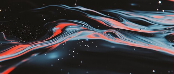 Poster - Swirling galaxies and stars create a cosmic tapestry of wonder and mystery in deep space