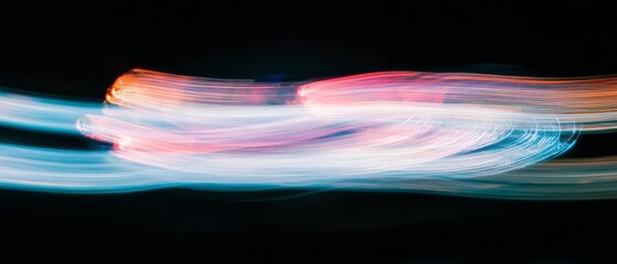 Poster - Abstract patterns of light leaks and flares creating a vintage feel and nostalgic atmosphere