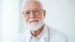 © Ryzhkov - Serene Senior Healthcare Modern Elderly Care Consultation in Bright Office with Warm Natural Lighting - Enhancing Wellness and Professional Connection in Medical Environments