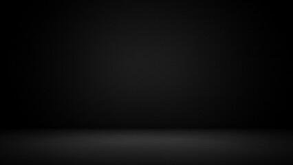 Fototapete - A background characterized by a smooth, black textured wall