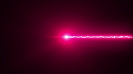 Poster - Horizontal laser beam. Computer generated