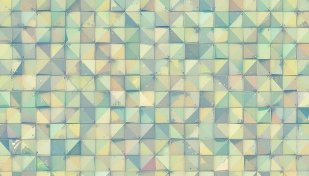 Abstract Geometric Pattern Pastel Triangles Mosaic Background Texture Design