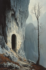 Poster - A prophecy carved into the walls of a sacred cave foretells a heroâ€™s downfall, but the hero refuses to accept destiny without a fight,
