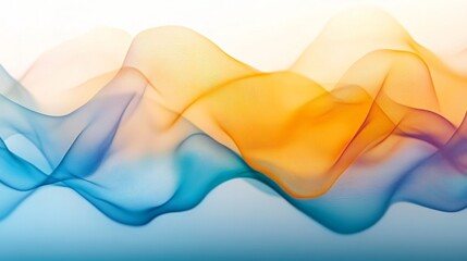 Aufkleber - A creative visualization of heart waves morphing into abstract shapes, representing the life force and rhythm in a colorful and energetic manner