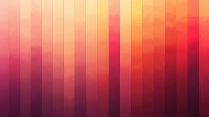 Canvas Print - a red and orange striped wallpaper with a white background