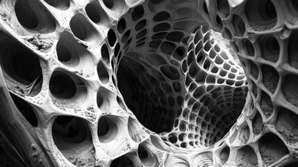 The cracks form an intricate and natural pattern that resembles a web-like structure.