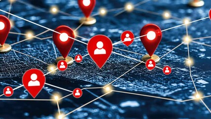 Poster - This clip highlights how location tracking is utilized in various navigation services and applications for users globally