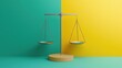 © SakdaSong - Balance Scale Tilted By Heavy Debt With Impactful Visuals