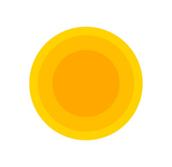 Wall Mural - sun flat design icon illustration. vector design element.