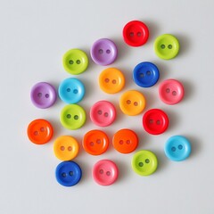 Wall Mural - buttons for sewing