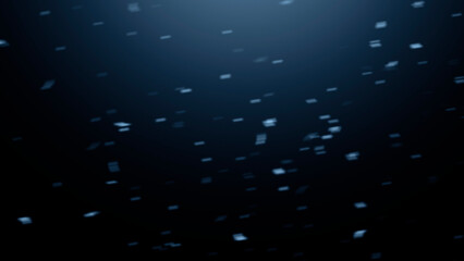 Wall Mural - blurred blue fire embers sparks on black background . texture isolated overlays. concept of particle