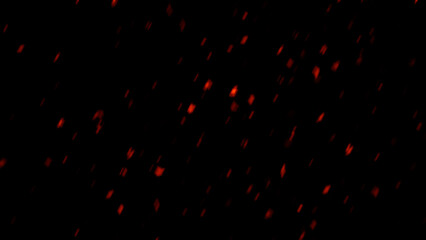 Wall Mural - blurred fire embers sparks on black background . texture isolated overlays. concept of particles, sp