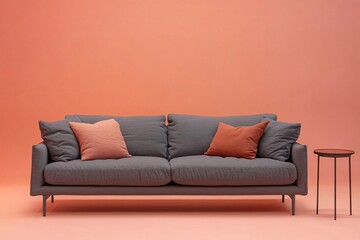 Wall Mural - red sofa