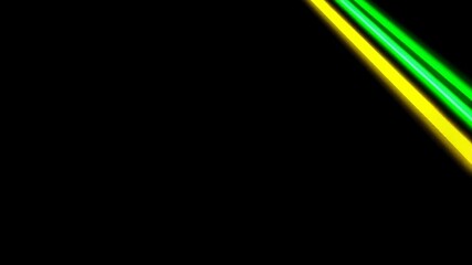 Leinwandbilder - Vibrant streaks of color illuminate the dark background in an energetic display of light at a creative event
