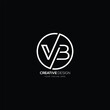 © Shahnawaz - Letter creative V B with circle shape logo