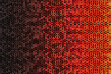 Wall Mural - abstract modern background hexagons texture snake scales, honeycomb gradient colors, vector template