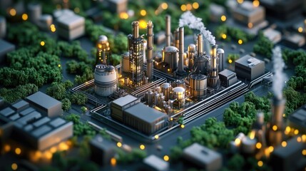 Aufkleber - 3D rendered concept of carbon capture as part of offset programs to reduce carbon footprints and support sustainability, aimed at achieving carbon neutrality goals