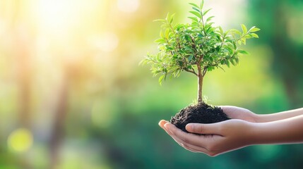 Poster - A corporate approach to carbon neutrality, showcasing sustainable practices such as solar power, energy efficiency, and green initiatives in the business world