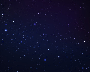 cosmic background with shining stars. starry night with shining stars in the gradient sky. magic gal