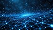 © Sanz - Abstract Network Visualization:  A Digital Universe of Interconnected Nodes