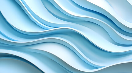 Poster - Light blue abstract background with intricate wavy texture.