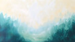 © TUL - An abstract interpretation of nature, with soft green and blue tones blending into jagged earthy textures
