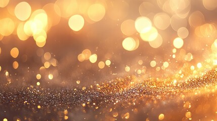 Poster - A soft-focus background with glittering hearts and subtle sparkles, evoking love and warmth for a Valentine's Day theme.