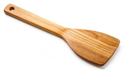 wooden spoon isolated on white