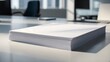 © Eidoran - Stack of Papers on Office Desk in Sunlight