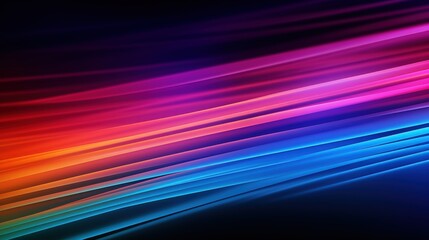 Poster - Colorful Abstract Light Streaks in Vibrant Gradient Design for Creative Backgrounds and Digital Art Usage
