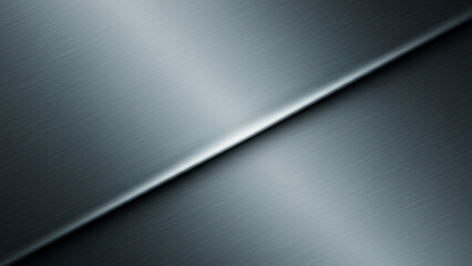 Poster - A design showcasing a textured silver metal background