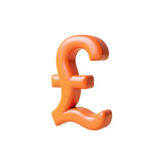 Poster - three-dimensional pound sign against a pale green background