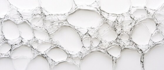 Poster - Abstract White Web Network Texture Design Background