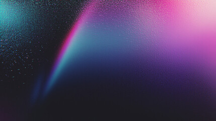Fototapete - Abstract gradient background with a grainy texture in purple, blue, and pink tones. Minimalist vector illustration with a cinematic dark palette, featuring watercolor and flat art elements, hyper-real