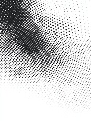 Poster - Abstract halftone dots. Vector illustration . Minimal geometric background. Halftone dots pattern.