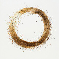 Poster - Golden Glitter Circle