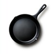 © jira - High-Quality Black Cast Iron Skillet with Smooth Surface Ideal for Cooking and Baking Applications in Kitchen Settings, Versatile Tool for Chefs and Home Cooks
