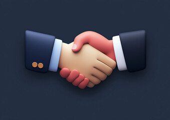 Poster - Business Handshake