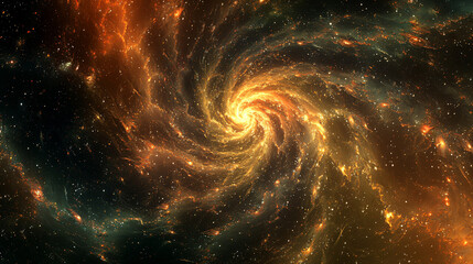 Poster - Cosmic Spiral Galaxy