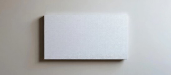 Poster - Blank white rectangular canvas on a neutral background providing ample copy space for design or marketing purposes.